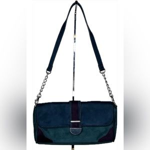 NEW Nine West Faux Suede Multi Colored Crossbody with Two Strap Options